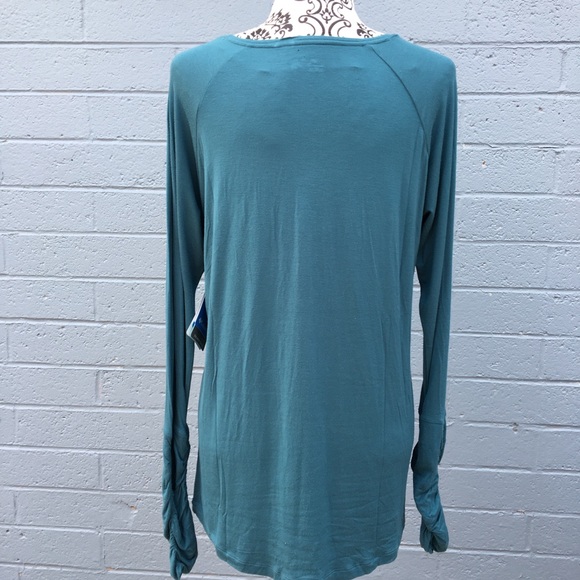 Columbia Teal Lumianation Long Sleeve NWT Top - Picture 3 of 8
